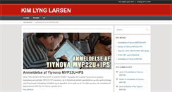Desktop Screenshot of kimlarsen.net