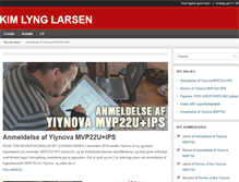 Tablet Screenshot of kimlarsen.net